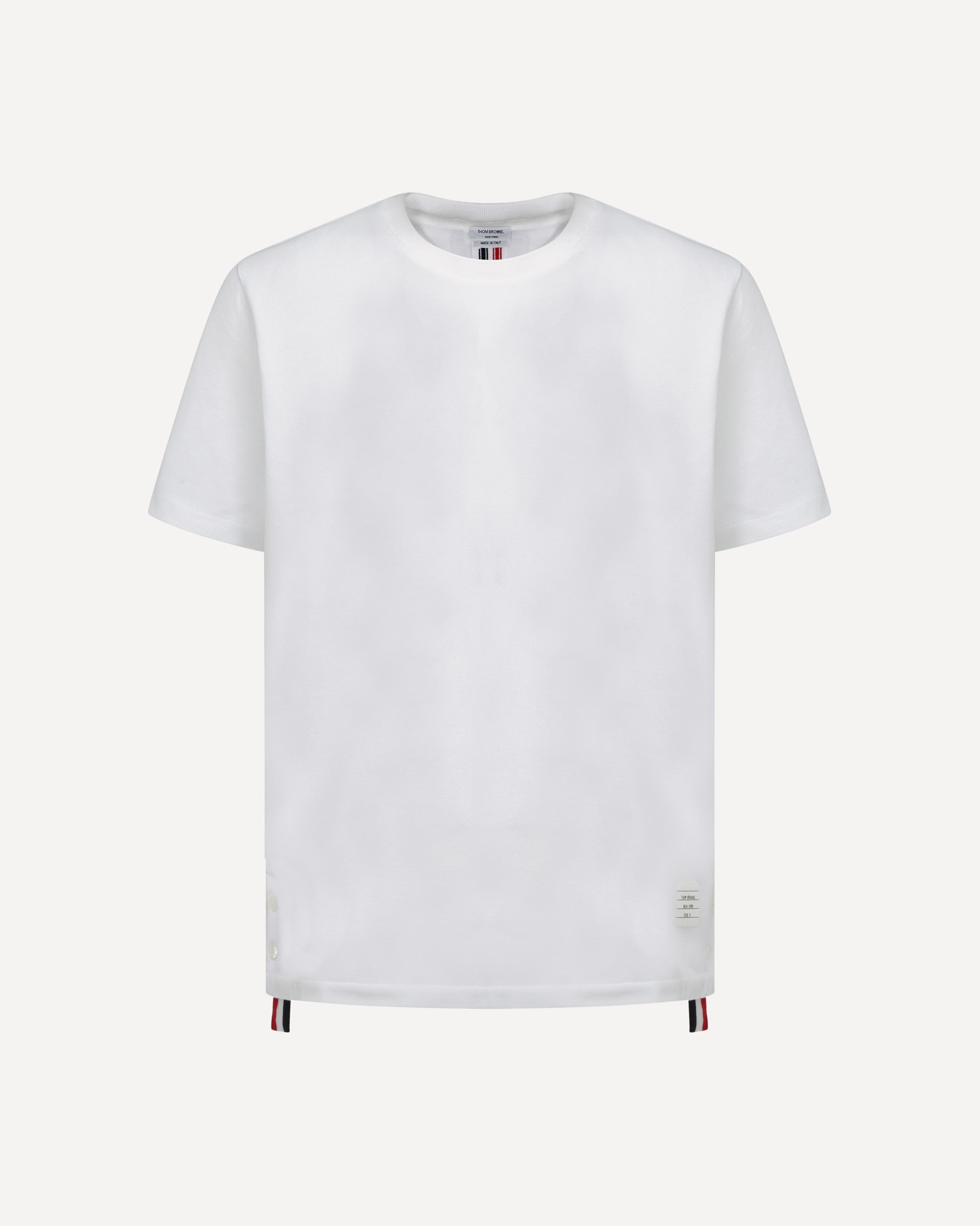 THOM BROWNE Short sleeve cotton T-shirt Male 1