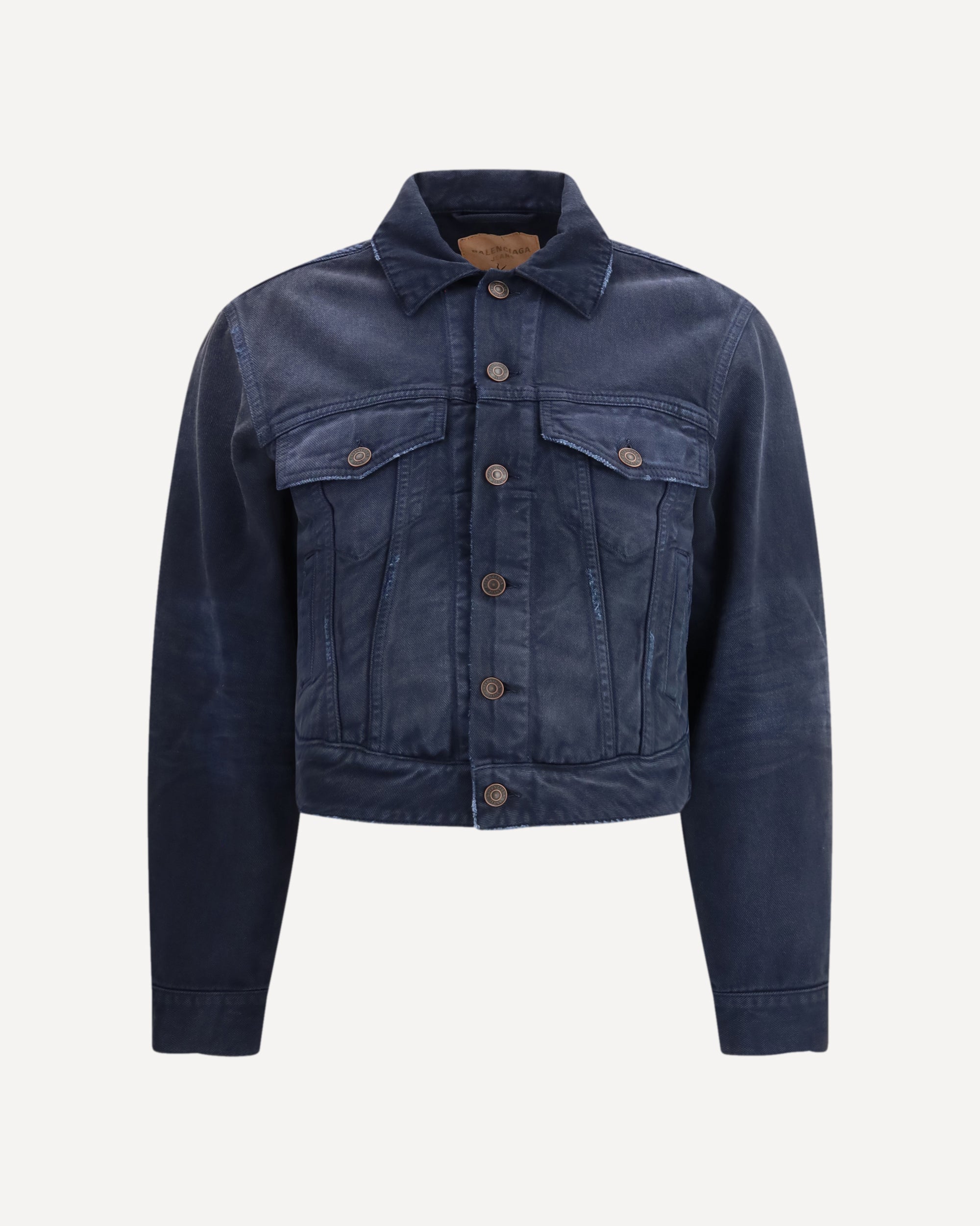 BALENCIAGA Curved-waist Trucker Jacket Female S