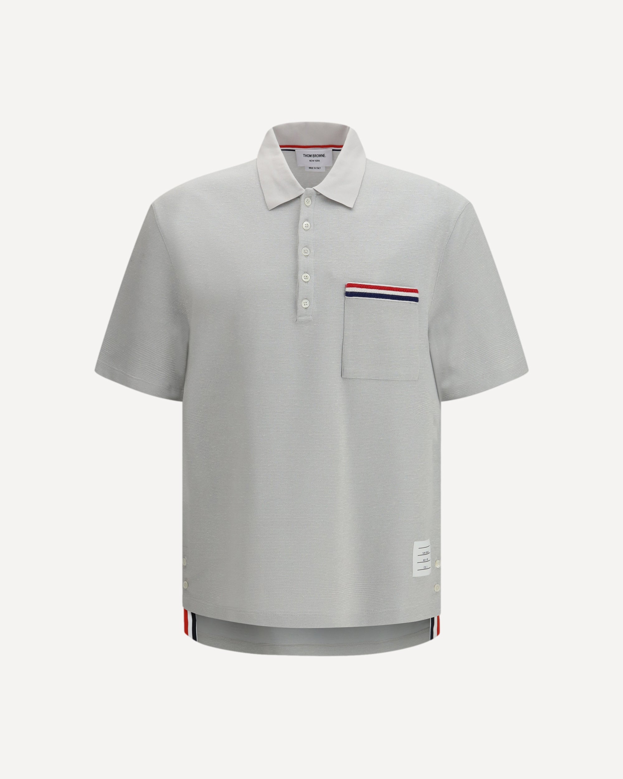 THOM BROWNE Short-sleeve Polo with chest pocket Male 3