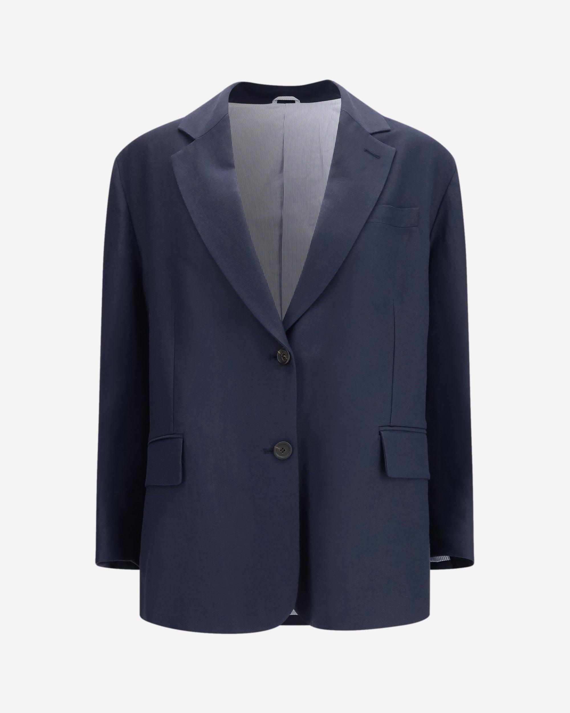 BRUNELLO CUCINELLI Fluid viscose and linen twill Jacket Female 38