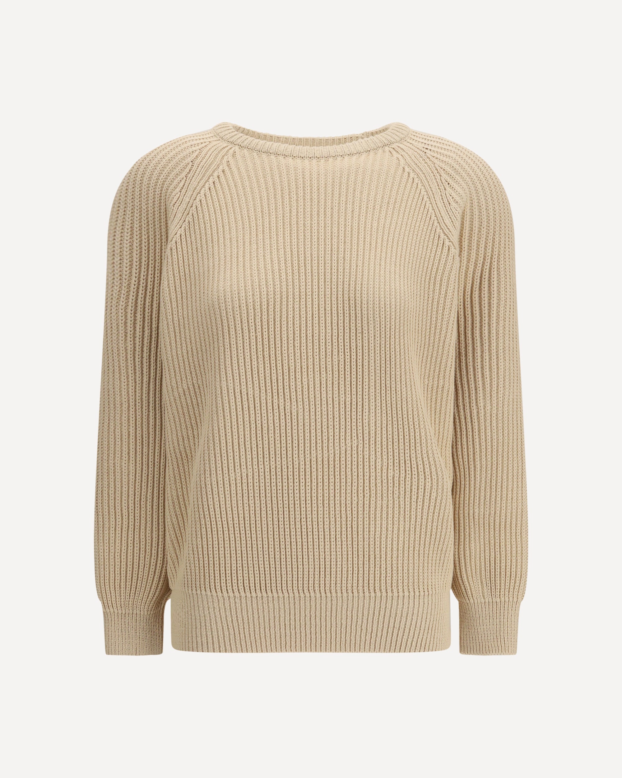 SAINT LAURENT Ribbed cotton Pullover Female M