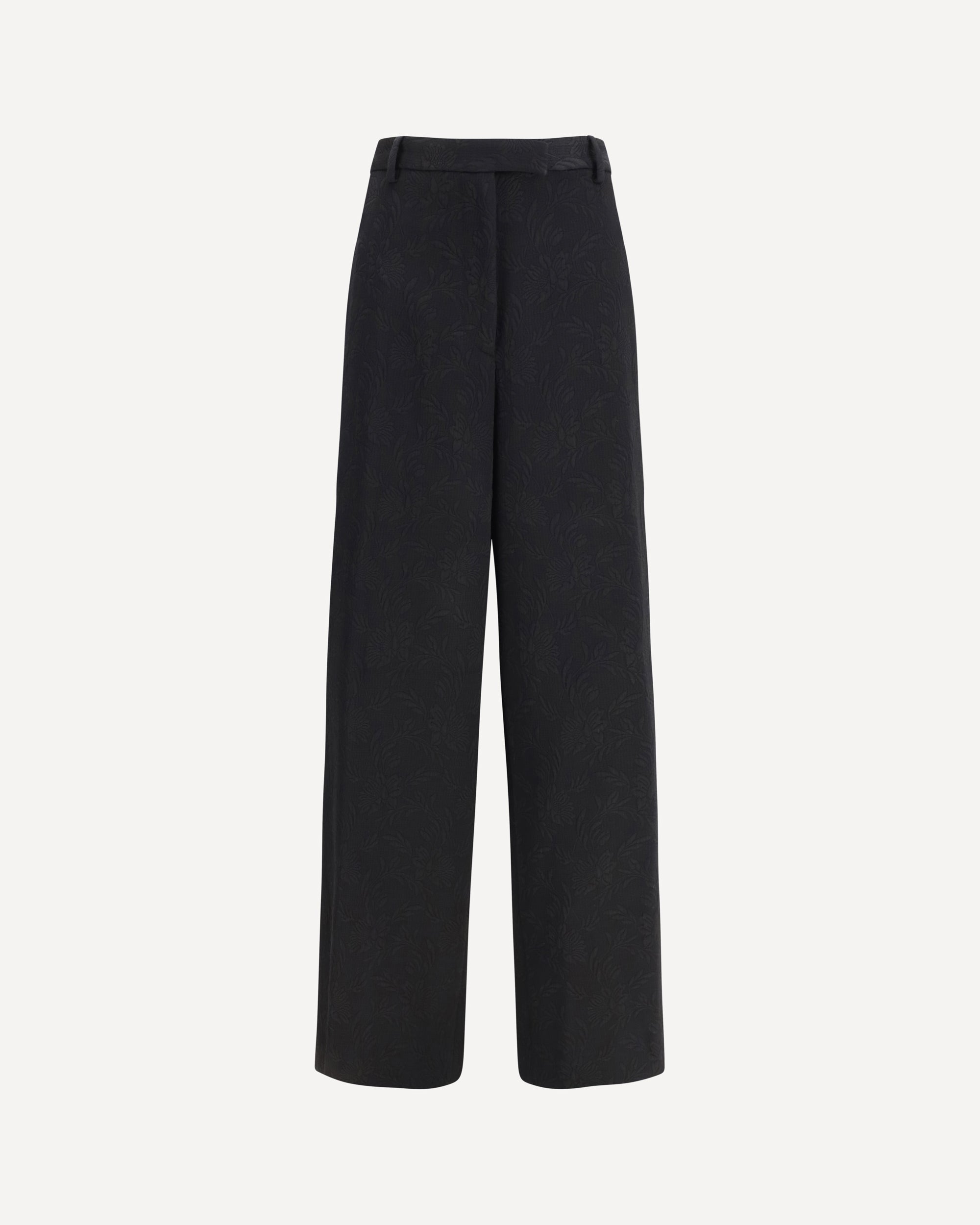 DRIES VAN NOTEN Wide-leg Pants with all-over jacquard pattern Female 38
