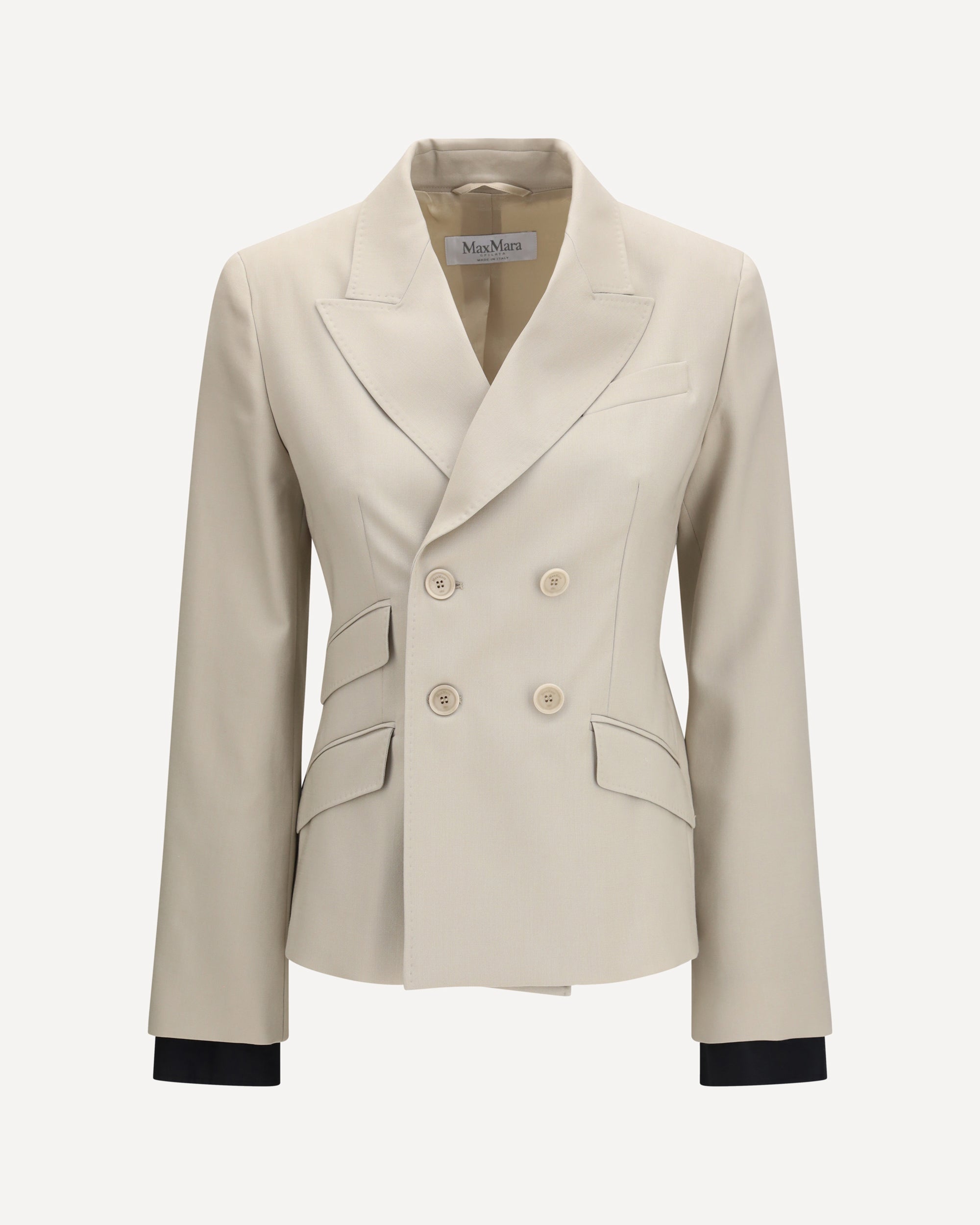 MAX MARA Placido double-breasted Blazer in wool, mohair, and silk Female 44