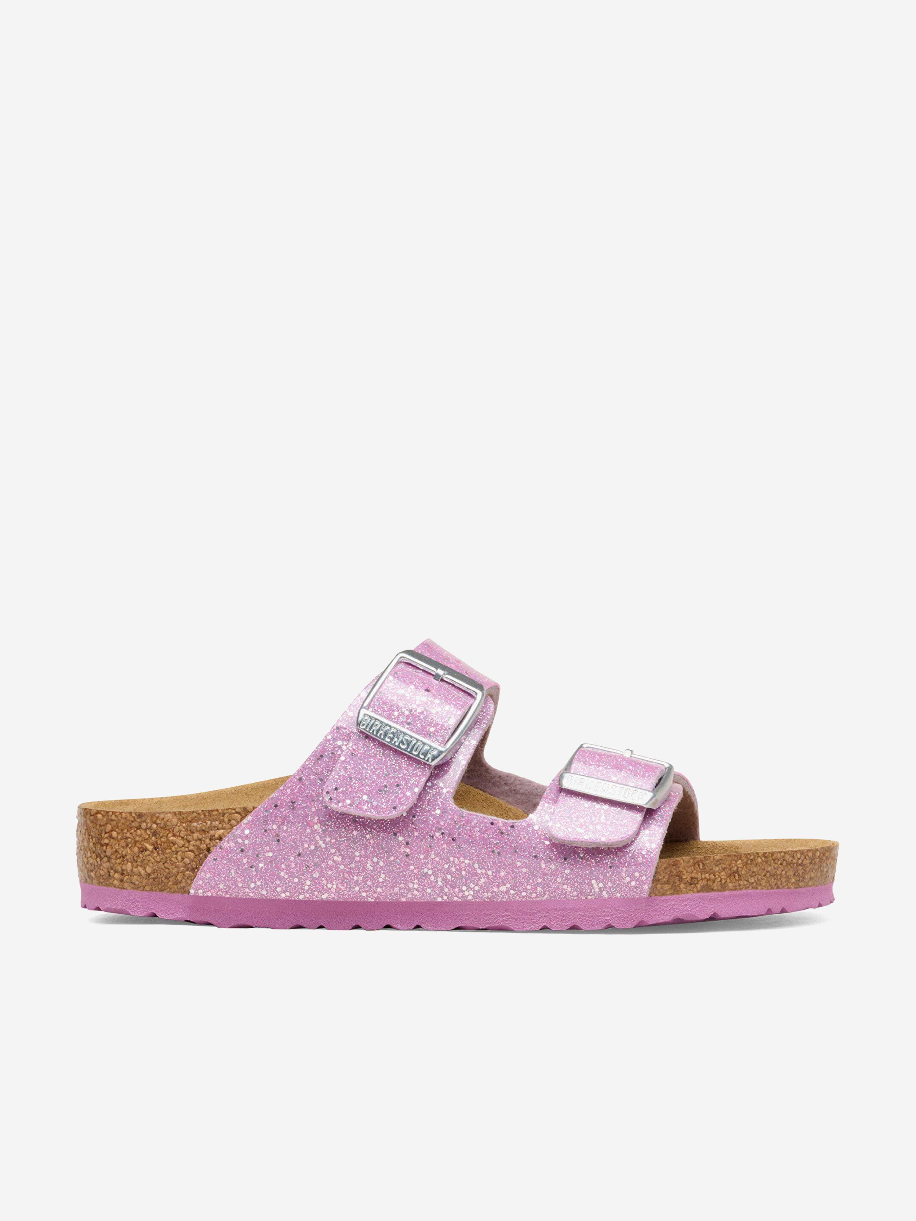 BIRKENSTOCK Girls Arizona Cosmic Sparkle Sandals in Purple EU 38 UK 5 By Childsplay Clothing