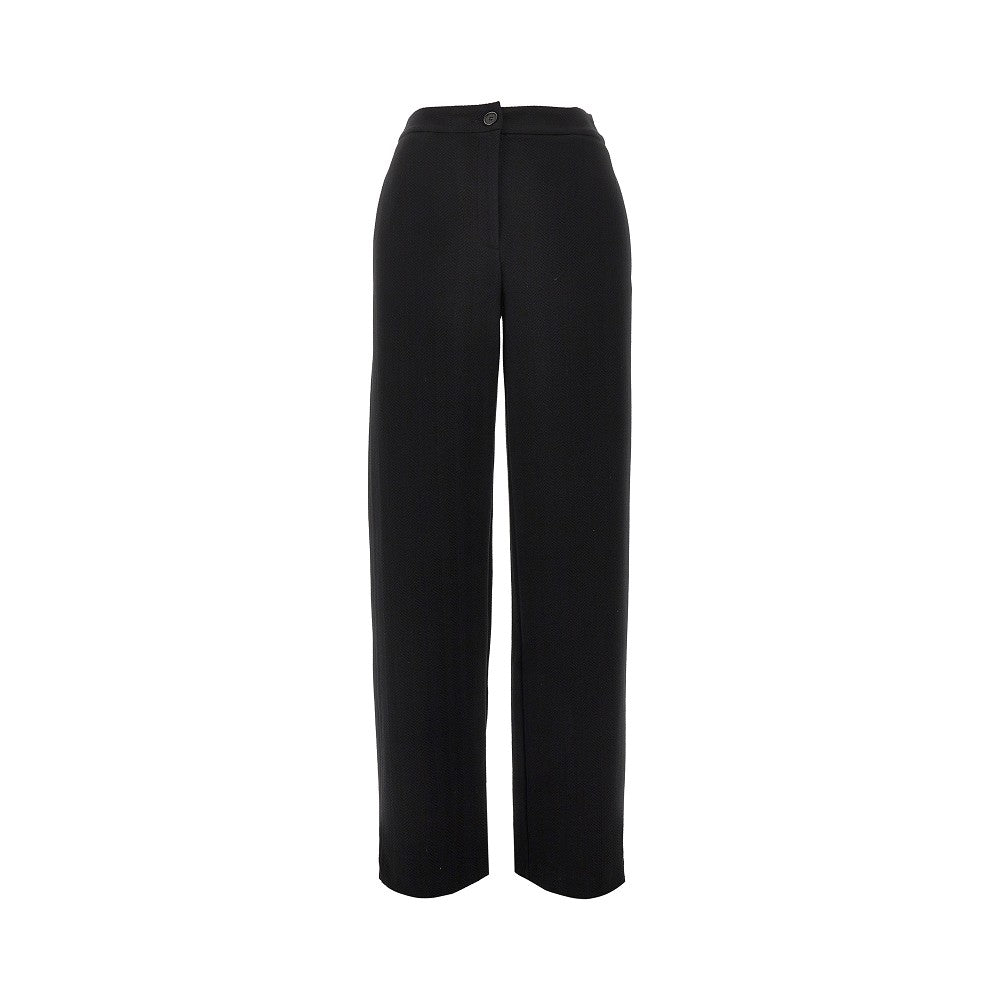 EMPORIO ARMANI Chevron jersey pants Woman 40