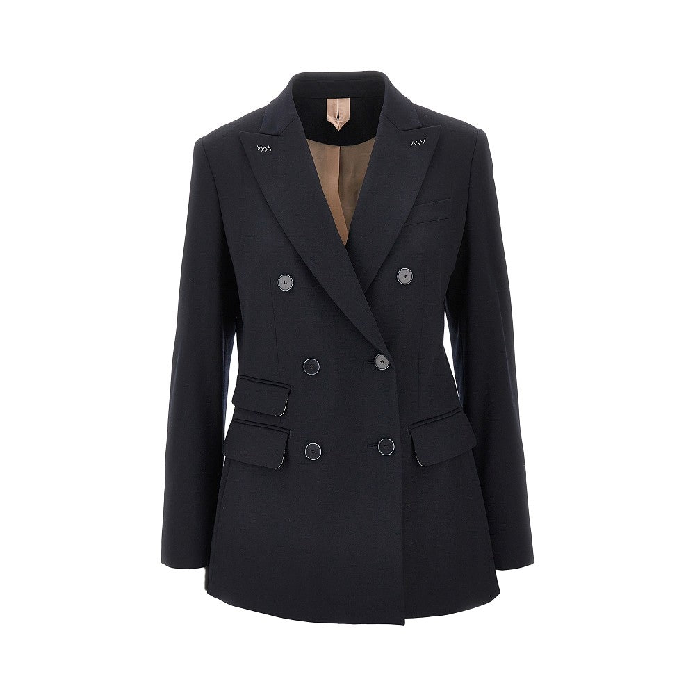 MAX MARA Gabardine double-breasted tailored jacket Woman 44