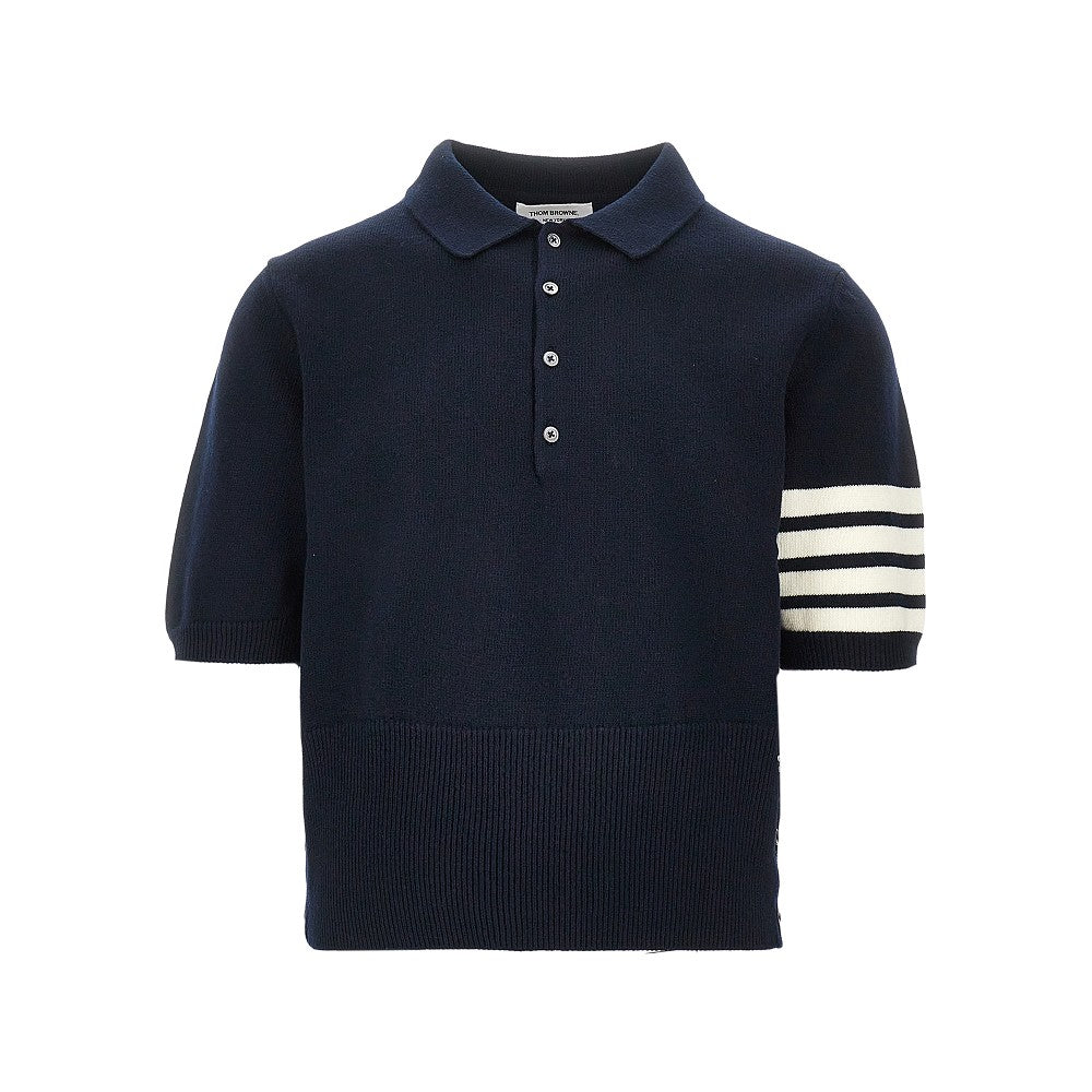 THOM BROWNE Lunar New Year intarsia wool polo shirt Man V