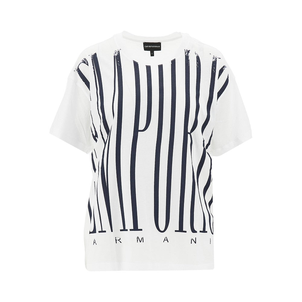 EMPORIO ARMANI Logo print T-shirt Woman M