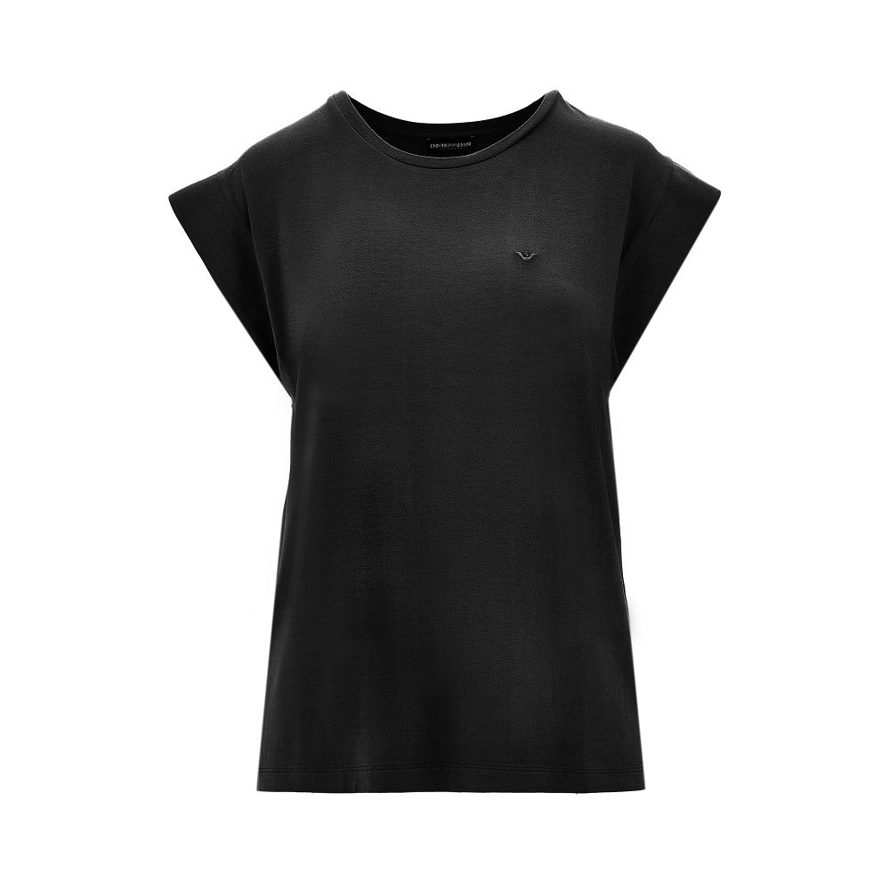EMPORIO ARMANI Stretch jersey Swimwear T-shirt Woman XS