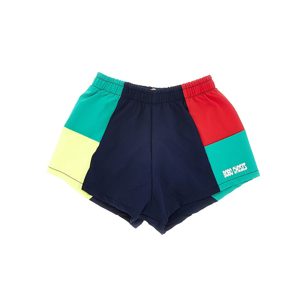 BOBO CHOSES Color Block swim trunks Kids 4/5