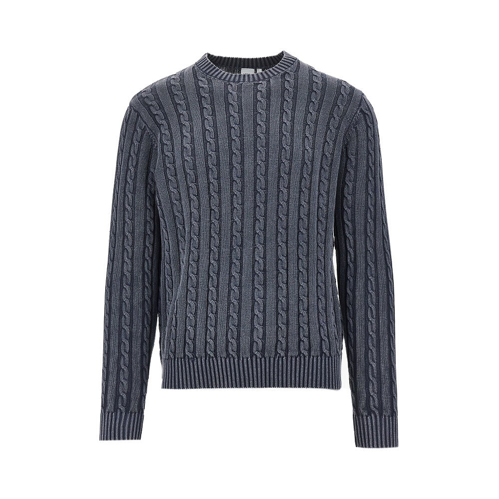 ASPESI Cotton cable knit sweater Man 50