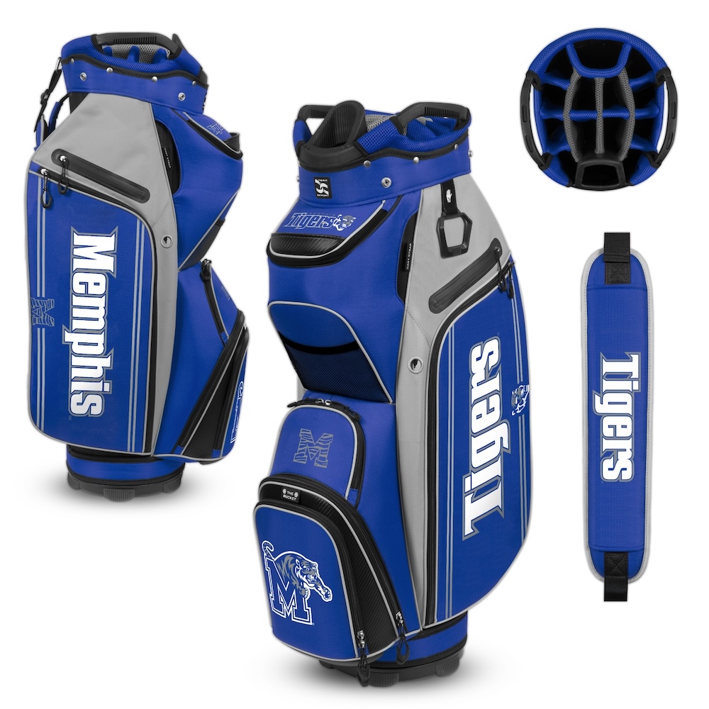 Team Effort Golf NCAA Bucket III Cooler Cart Bag Memphis Tigers