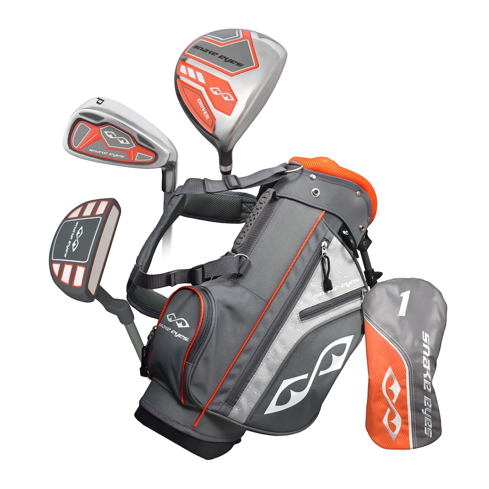 Snake Eyes Golf Junior 5-Piece Set Ages 3-5 Orange/Grey