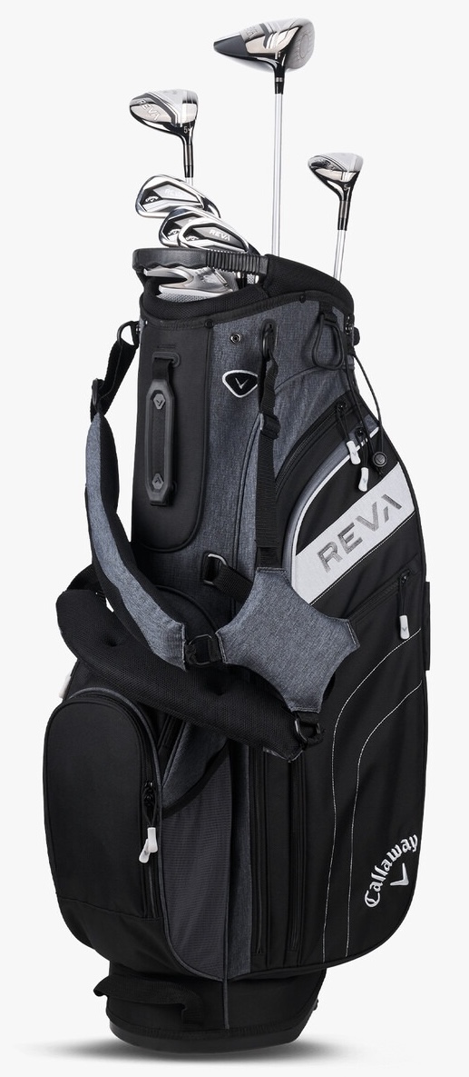 Callaway Golf Ladies REVA 8-Piece Complete Set With Stand Bag Black