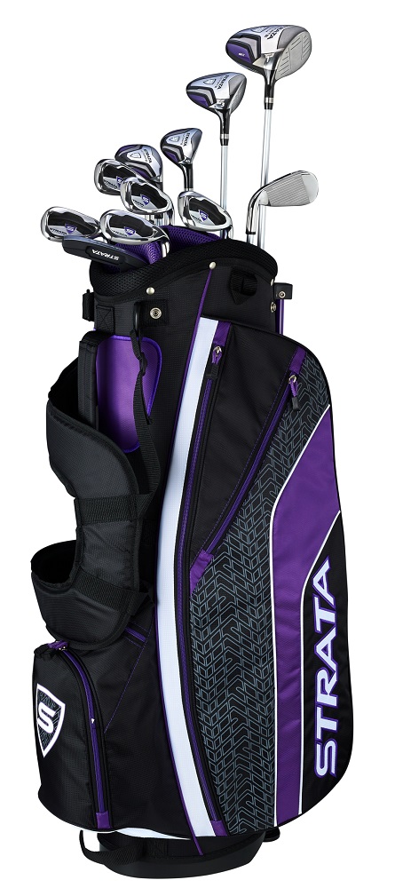 Strata Golf Strata Ultimate 16 Piece Complete Set With Bag Ladies Flex