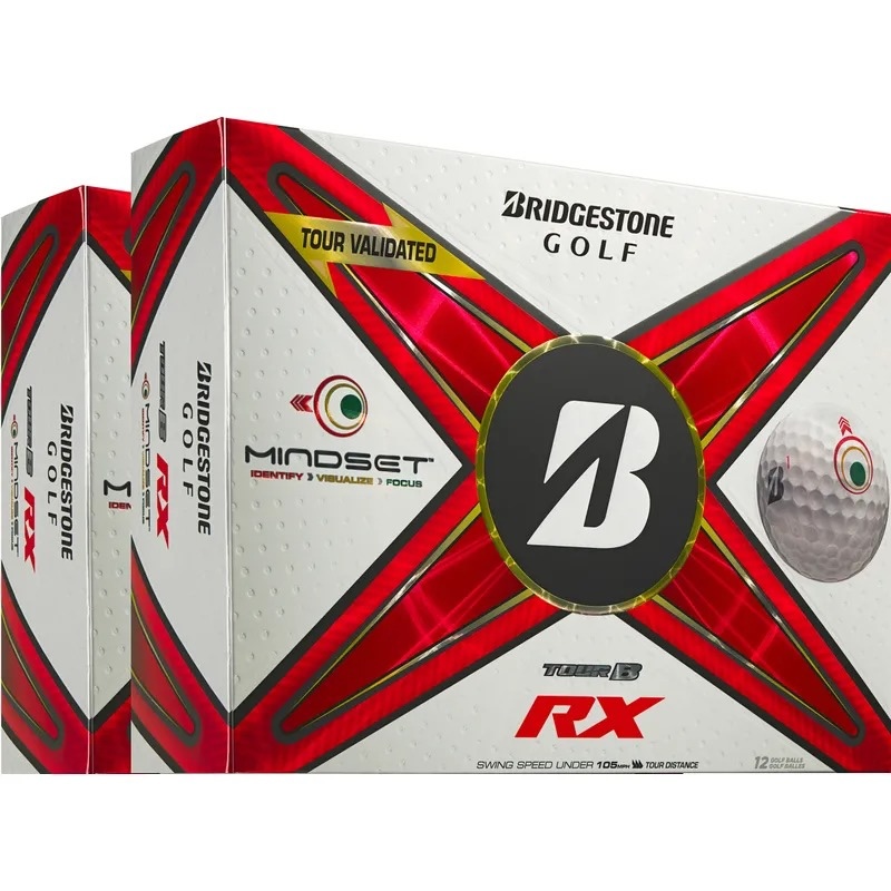 Bridgestone Tour B RX Mindset Golf Balls [24-Ball] White