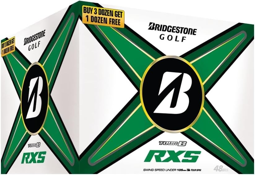 Bridgestone Tour B RXS Golf Balls [48-Ball] White