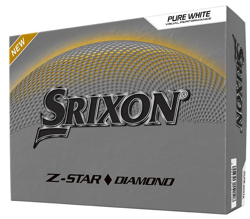 Srixon Z-Star Diamond Golf Balls 1-Dozen White [LOGO ONLY]