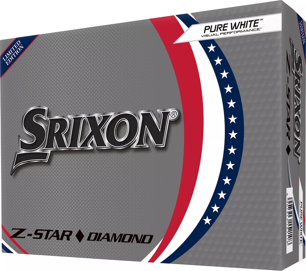 Srixon Z-Star Diamond USA Golf Balls 1-Dozen White