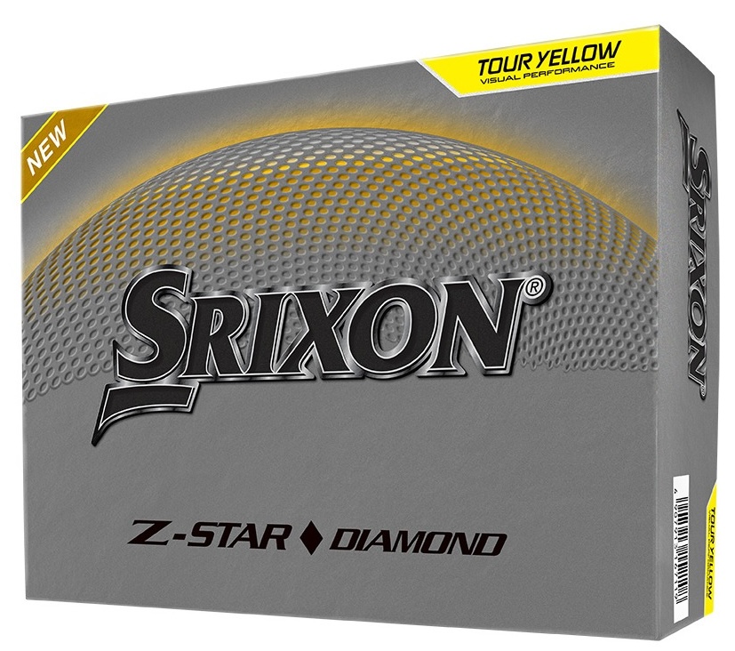 Srixon Z-Star Diamond Golf Balls 1-Dozen Yellow [LOGO ONLY]