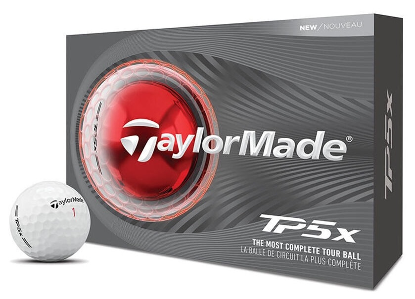 Taylor Made Golf 2026 TP5x *1-Dozen* White [LOGO ONLY]