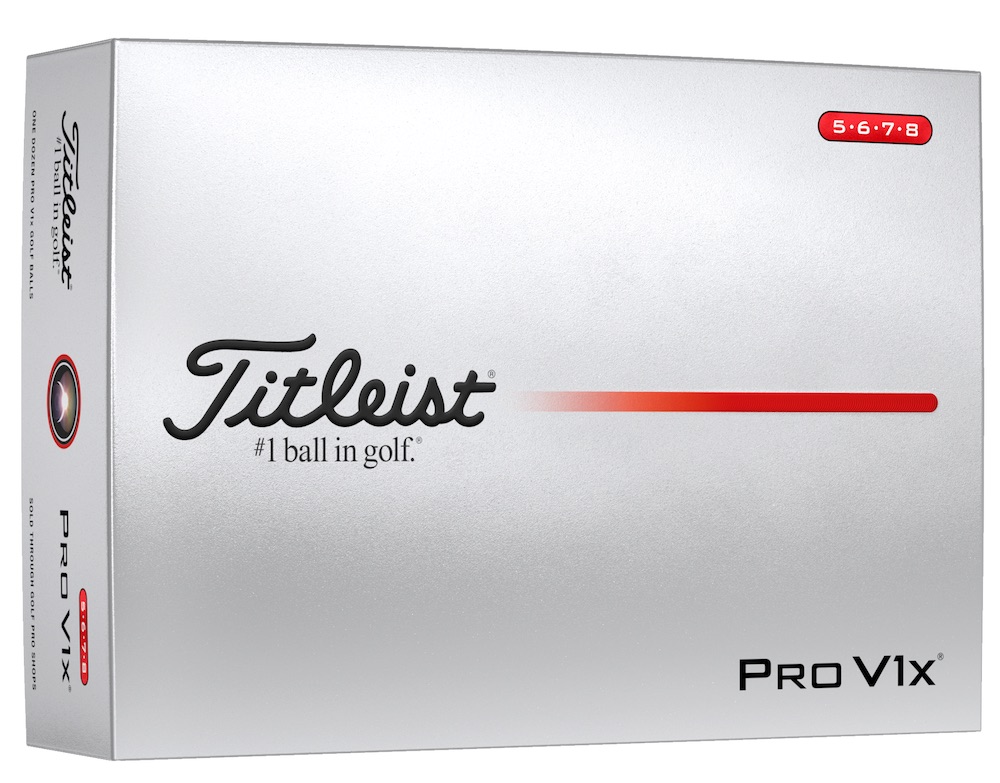 Titleist Golf 2025 ProV1x Golf Balls *1-Dozen* White [High Numbers] LOGO ONLY