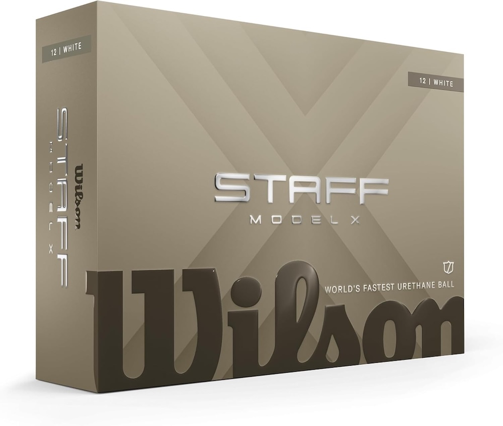 Wilson Golf 2026 Staff Model X Golf Balls 1-Dozen [White] [LOGO ONLY]