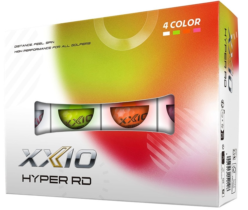 XXIO Hyper RD Golf Balls 1-Dozen Assorted [LOGO ONLY]