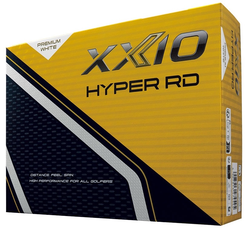 XXIO Hyper RD Golf Balls 1-Dozen White [LOGO ONLY]