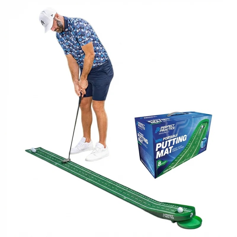 Perfect Practice Golf Rollback Putting Mat (8ft)
