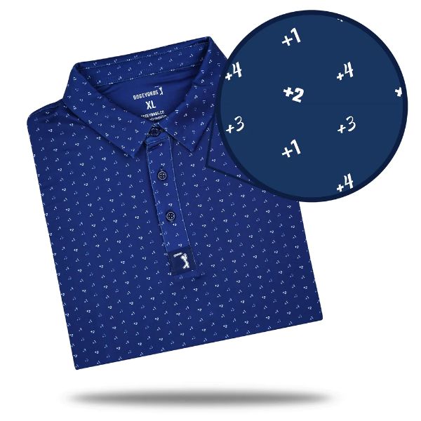 Bogey Bros Golf Big Numbers Polo