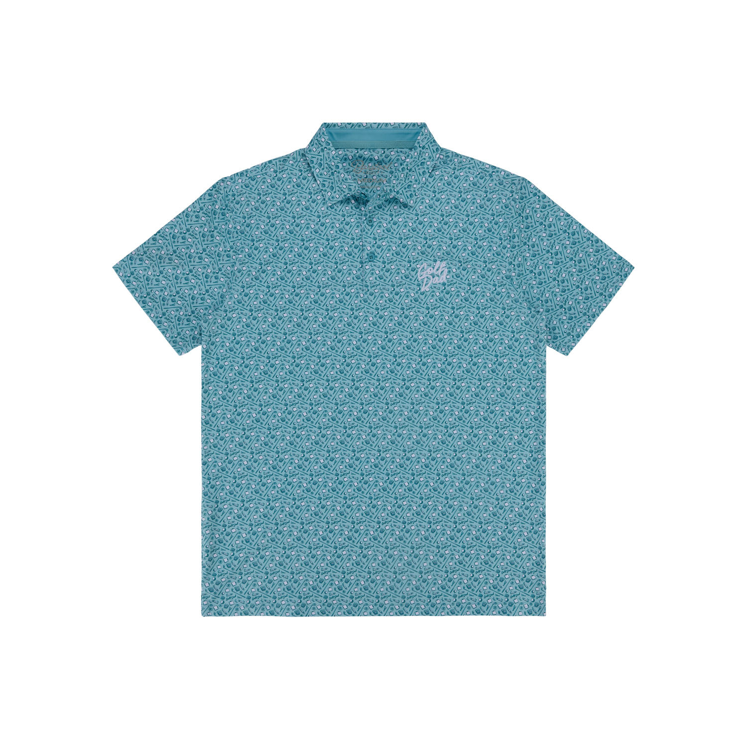 Barstool Golf 'Golf Dad' Vices Printed Polo