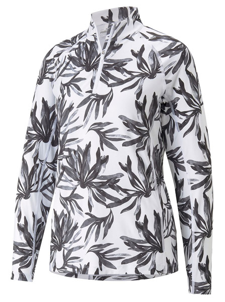 Puma Golf Ladies YouV Palm 1/4 Zip Pullover