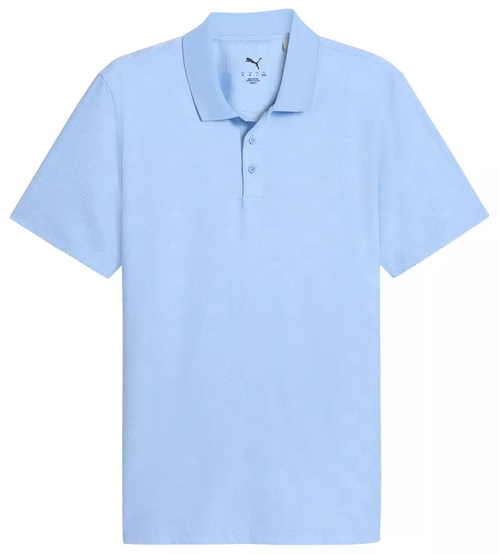 Puma Golf Mattr Check Jacquard Polo