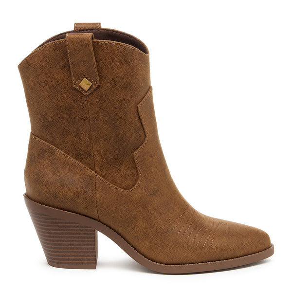 Rocket Dog Feather Walnut Cowboy Boots