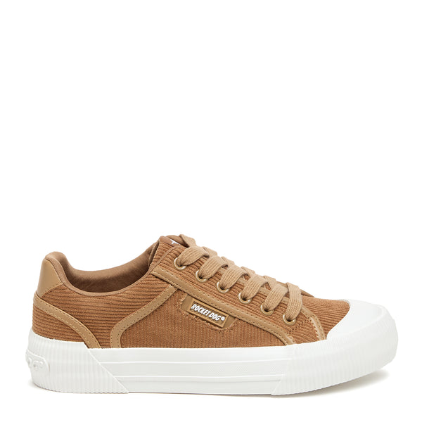 Rocket Dog Cheery Tan Corduroy Trainers