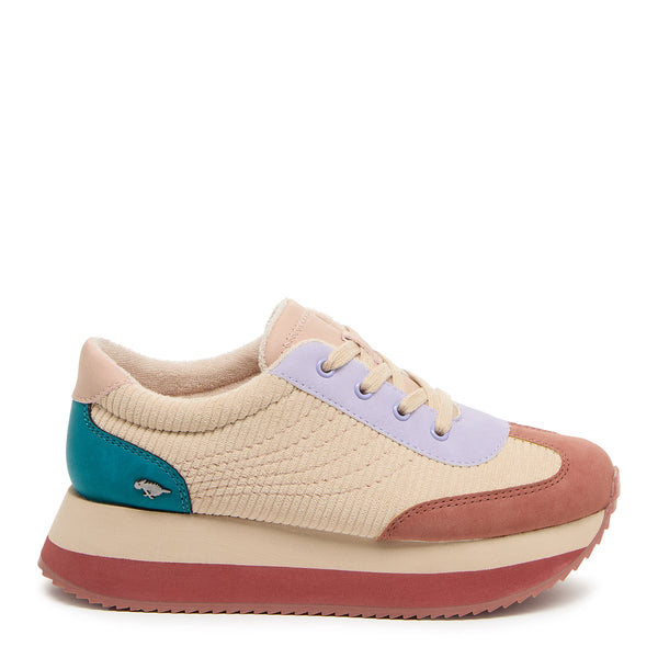 Rocket Dog Rapid Natural Corduroy Trainers