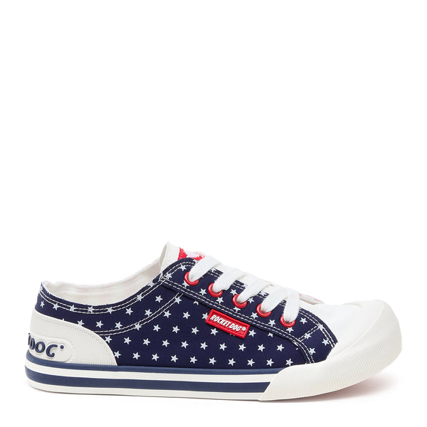 Rocket Dog Jazzin Blue Star Trainers