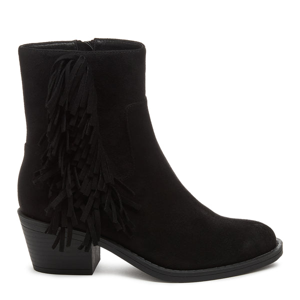Rocket Dog Yankee Black Tassel Cowboy Boots