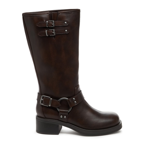 Rocket Dog Nash Brown Tall Biker Boots