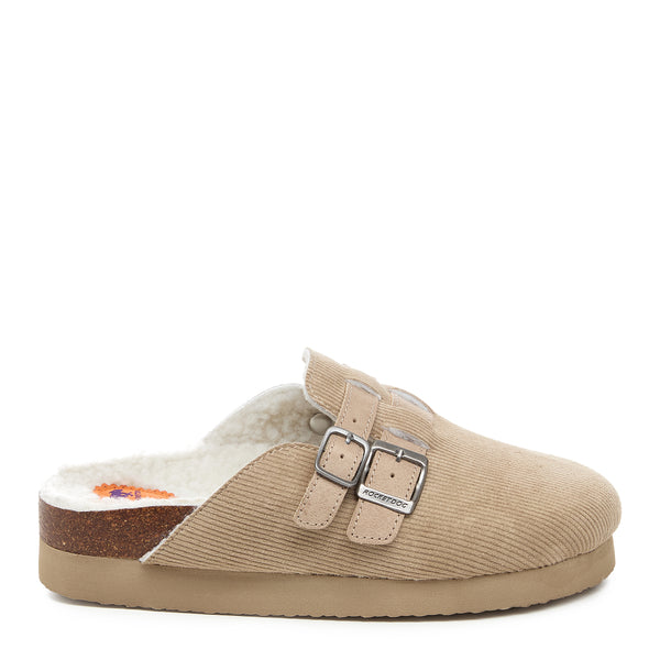Rocket Dog Abel Plus Taupe Corduroy Clogs
