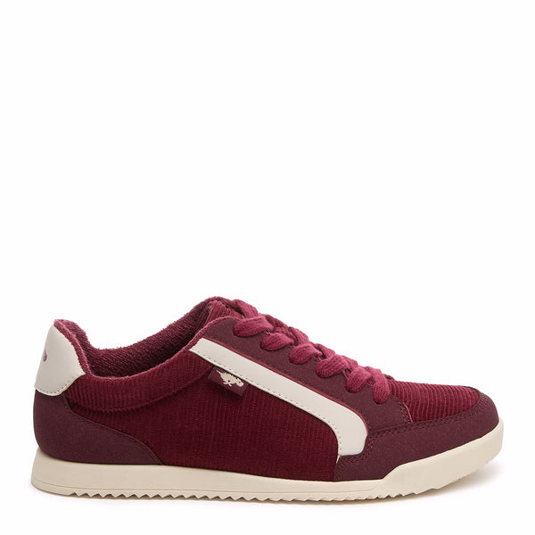 Rocket Dog Bolt Burgundy Corduroy Trainers